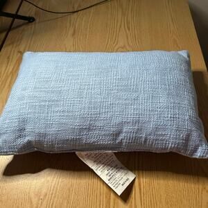 New Room Essentials Toss Lumbar Pillow Cotton Baby Blue size 12”x18” 4 Available